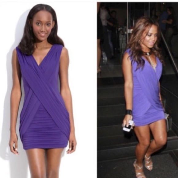 BCBG Black Criss Cross Dress NWT - Picture 4 of 5